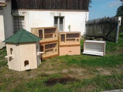 Prodám levně klece,přenosky,budky,kotce,boudy,voli